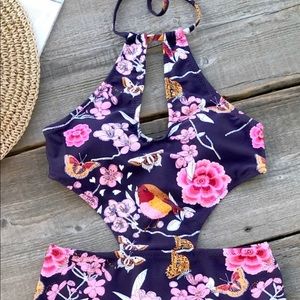 Floral monokini